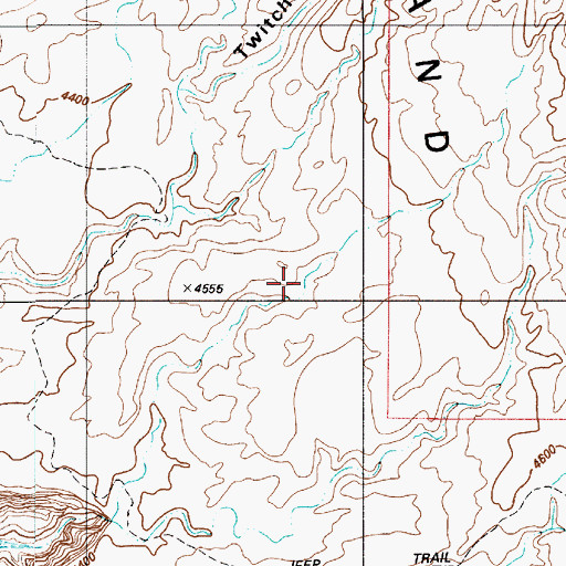 Topographic Map of Grand Bench, UT