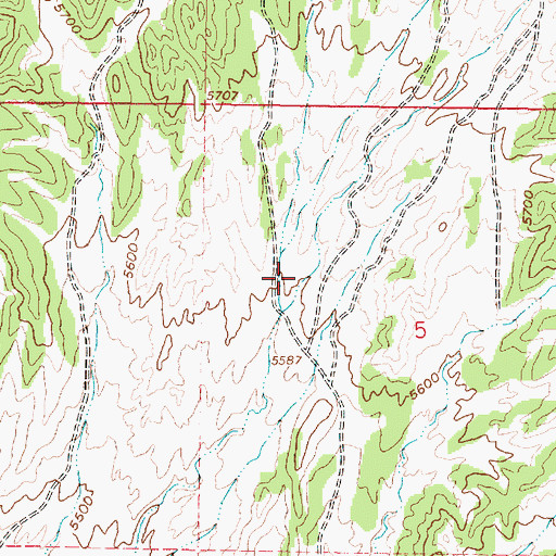 Topographic Map of Great Eastern Hollow, UT