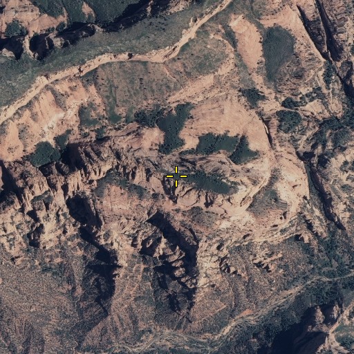 Aerial/Satellite Image of Gregory Butte, UT