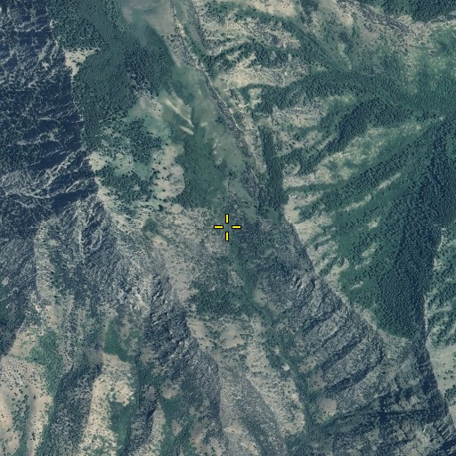 Aerial/Satellite Image of Gunsight Spring, UT