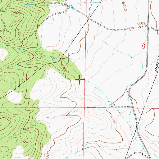 Topographic Map of Hadden Canyon, UT