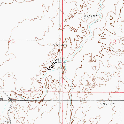 Topographic Map of Halfway Wash, UT
