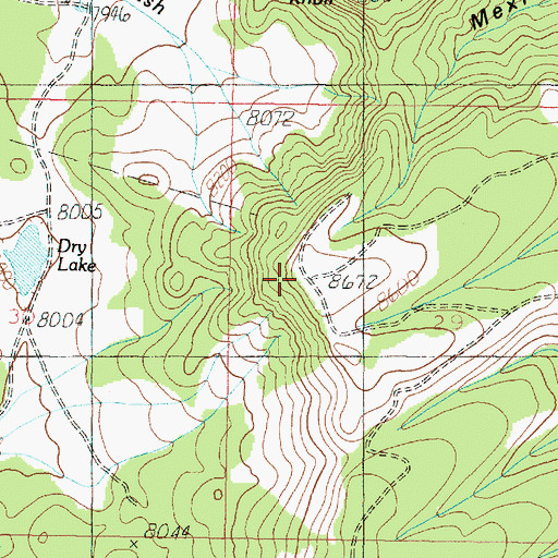 Topographic Map of Hatch Mountain, UT