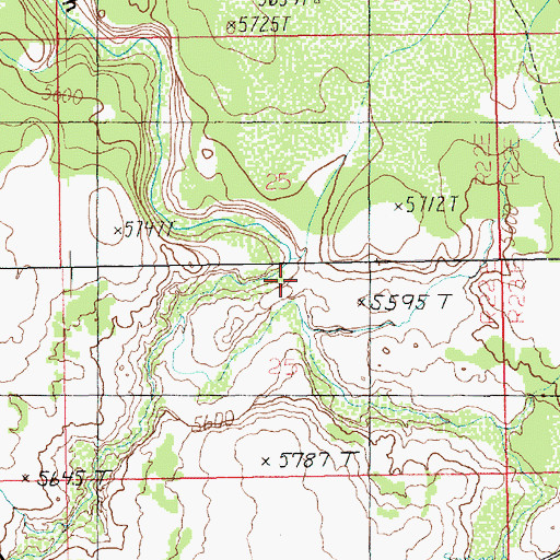 Topographic Map of Hatch Ranch Canyon, UT