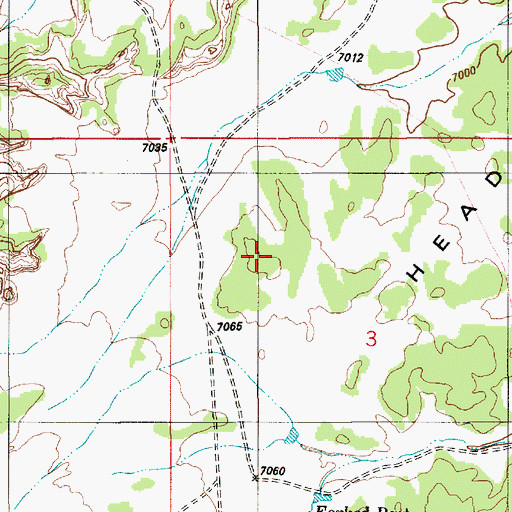 Topographic Map of Head of Sinbad, UT