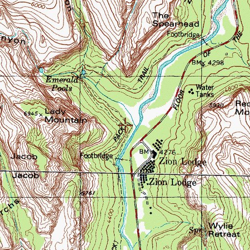 Topographic Map of Heaps Canyon, UT