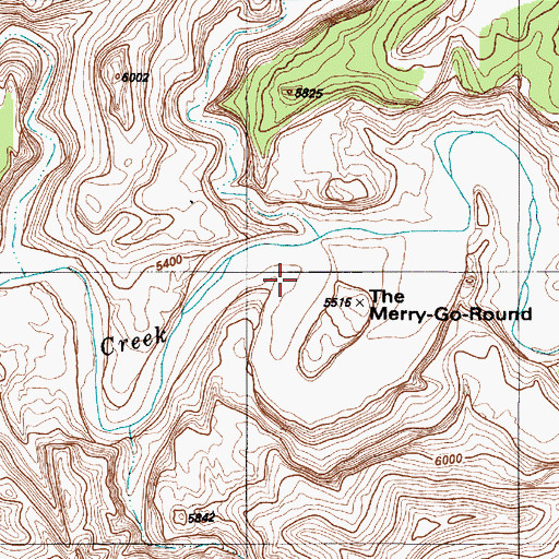 Topographic Map of Poor Canyon, UT