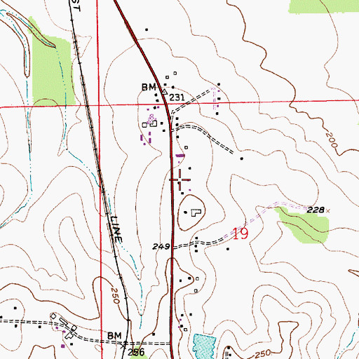 Topographic Map of Snowdoun Community Center, AL