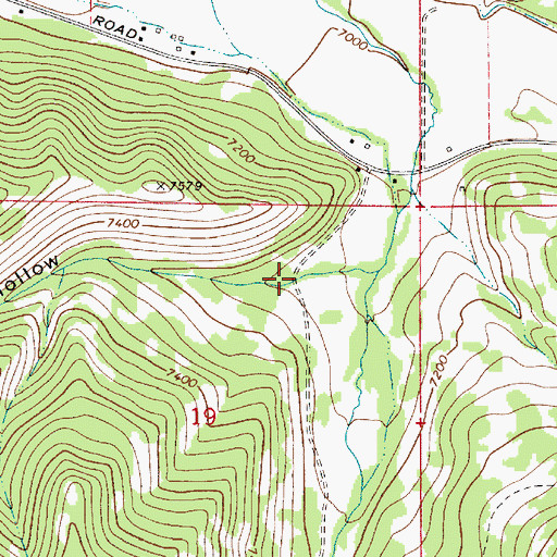 Topographic Map of Herd Hollow, UT