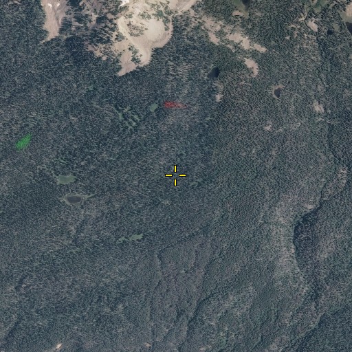 Aerial/Satellite Image of Highline Trail, UT