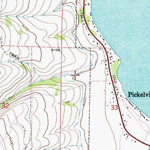 Topographic Map of Hodges Canyon, UT