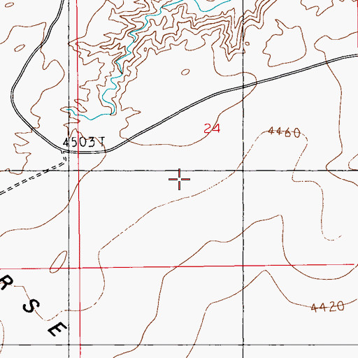 Topographic Map of Horse Bench, UT