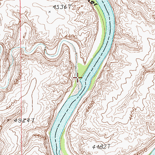 Topographic Map of Horse Canyon, UT