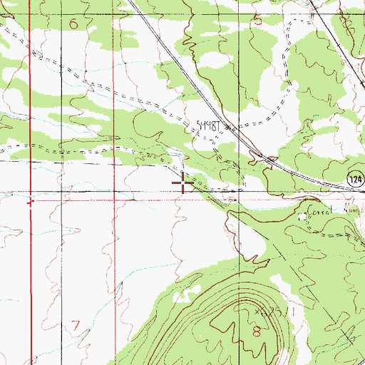 Topographic Map of Horse Canyon, UT