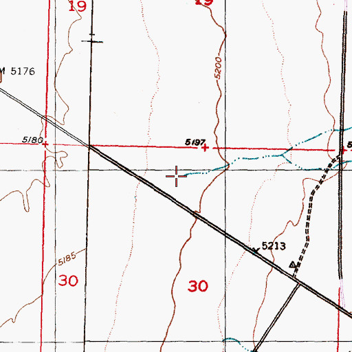 Topographic Map of Horse Hollow, UT