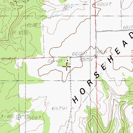 Topographic Map of Horsehead Point, UT