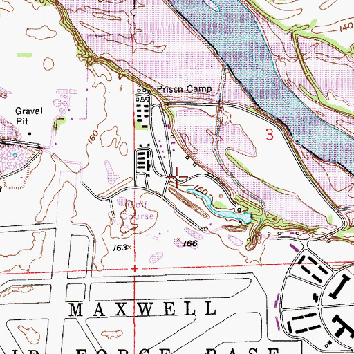 Topographic Map of Tawasa (historical), AL