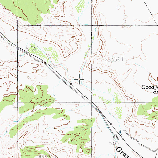 Topographic Map of Icelander Creek, UT