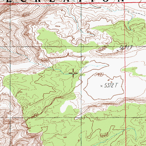 Topographic Map of Imperial Valley, UT