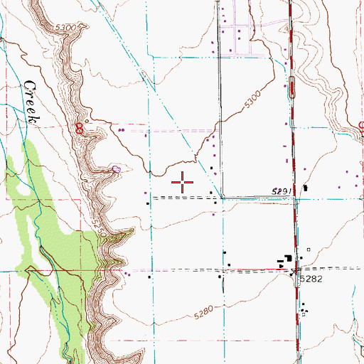 Topographic Map of Indian Bench, UT