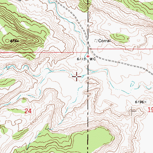 Topographic Map of Indian Canyon, UT