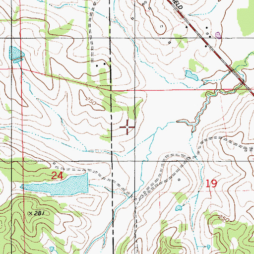 Topographic Map of Thorne Church, AL
