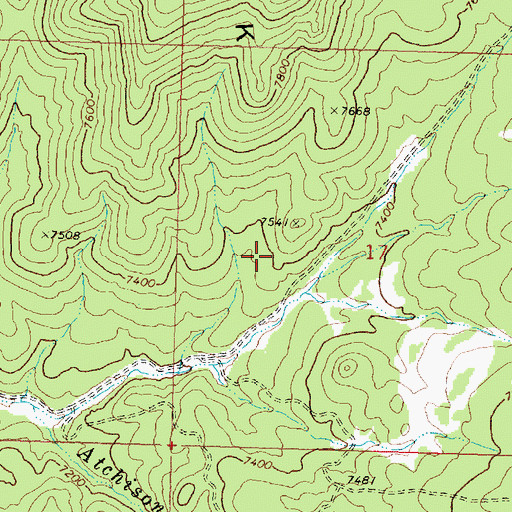 Topographic Map of Indian Peak Range, UT