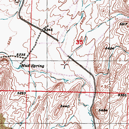 Topographic Map of Jako Wash, UT
