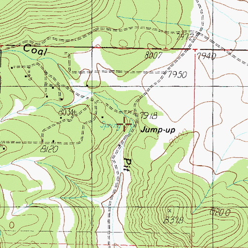 Topographic Map of Jump-up, UT