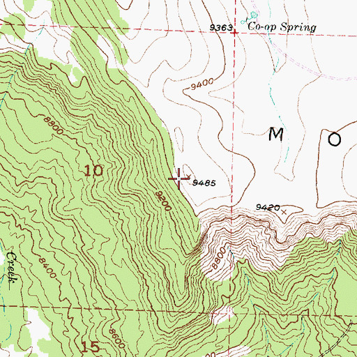 Topographic Map of Kanarra Mountain, UT