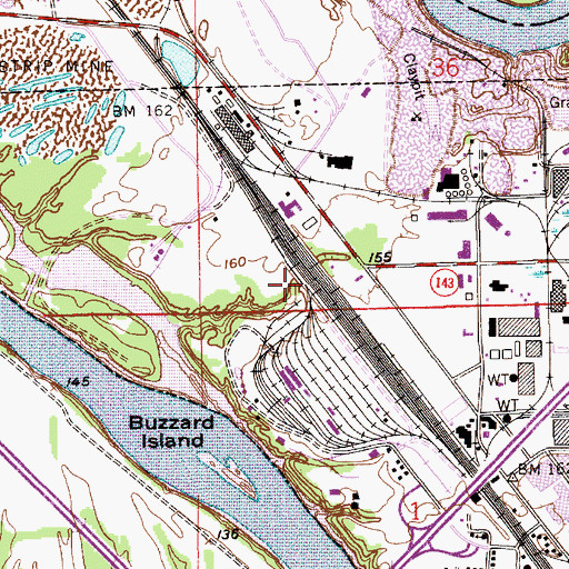 Topographic Map of Vesuvius (historical), AL