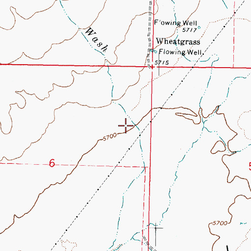 Topographic Map of Kane Spring Wash, UT