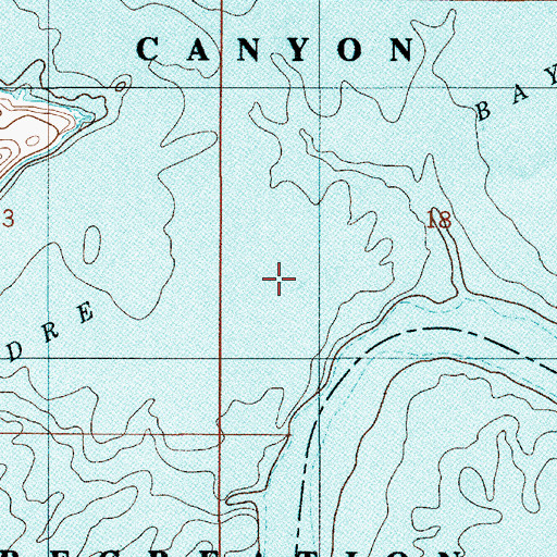Topographic Map of Kane Wash (historical), UT