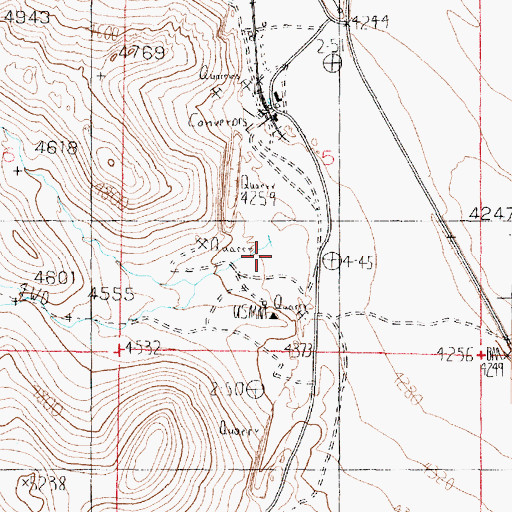 Topographic Map of Kimball Canyon, UT