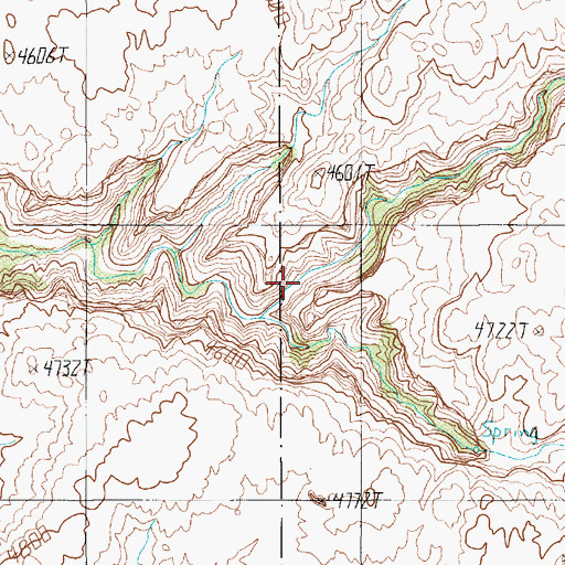 Topographic Map of Knowles Canyon, UT
