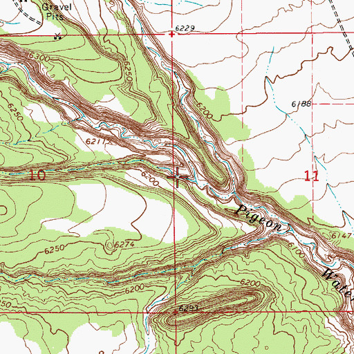 Topographic Map of Kuntz Hollow, UT