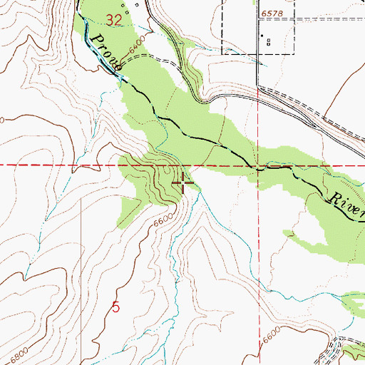 Topographic Map of Lady Long Hollow, UT