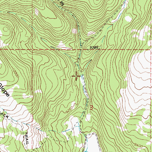 Topographic Map of Lake Basin, UT