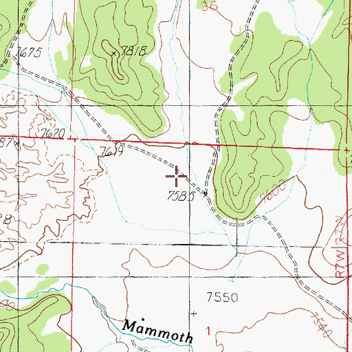 Topographic Map of Lake Hollow, UT