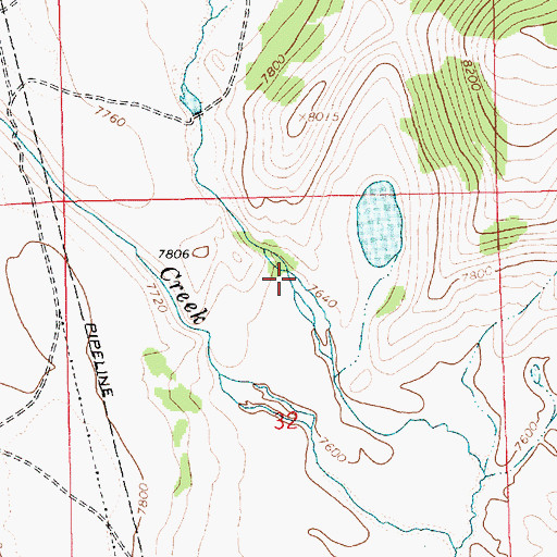 Topographic Map of Lambson Draw, UT