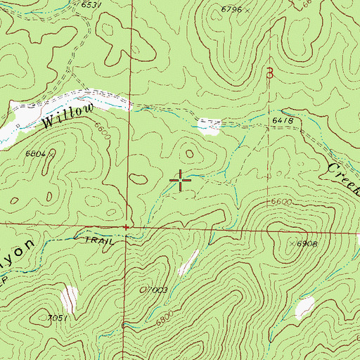 Topographic Map of Lamerdorf Canyon, UT