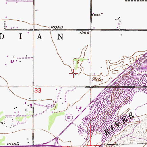 Topographic Map of Canal Minor (historical), AZ