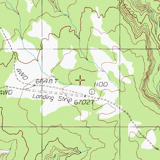 Topographic Map of Lean-To Point, UT
