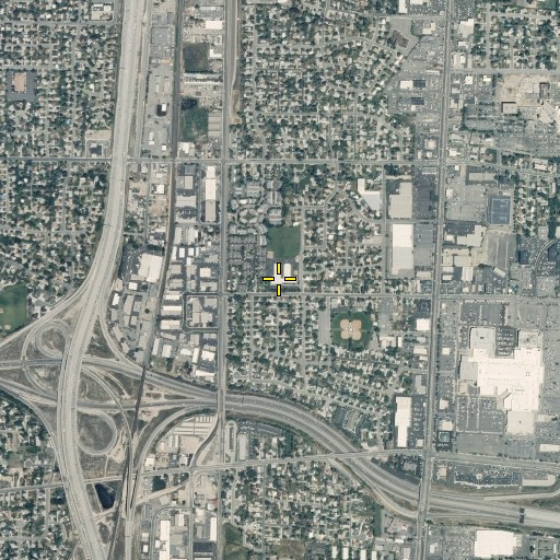 Aerial/Satellite Image of Liberty Elementary School, UT