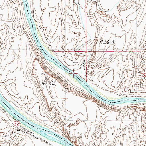Topographic Map of Lime Creek, UT