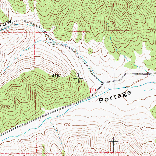 Topographic Map of Limekiln Hollow, UT