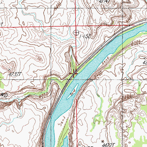 Topographic Map of Little Canyon, UT