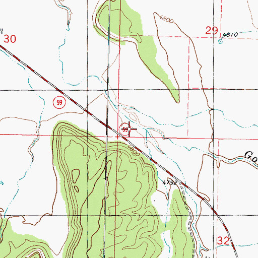 Topographic Map of Little Creek, UT