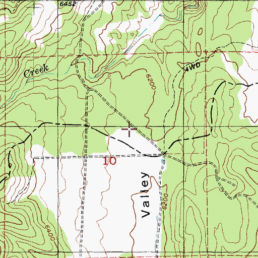 Topographic Map of Little Dog Valley, UT