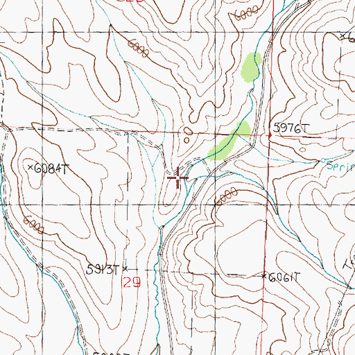 Topographic Map of Little Pole Creek, UT